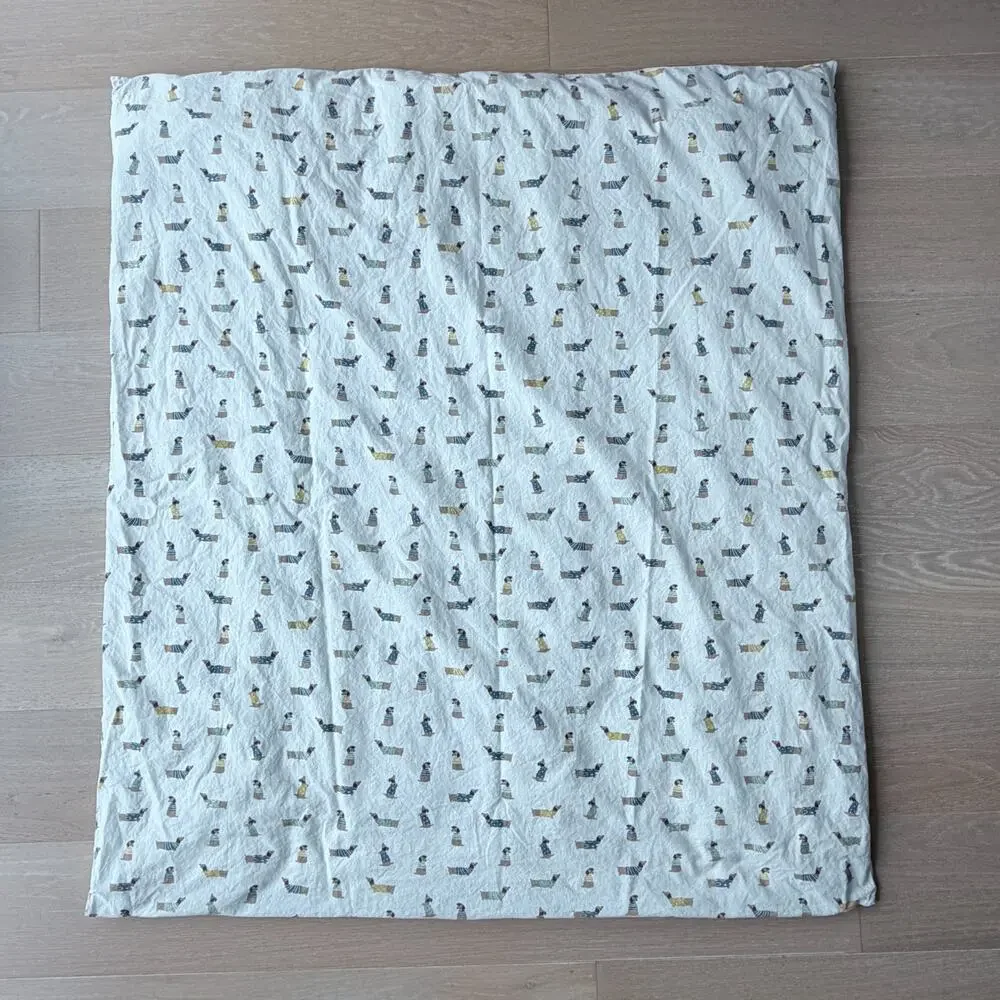 IKEA Drömslott Dachshund Sausage Dog Toddler Bedding Duvet Cover & Insert